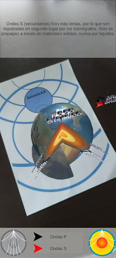 Android application Seismic AR screenshort
