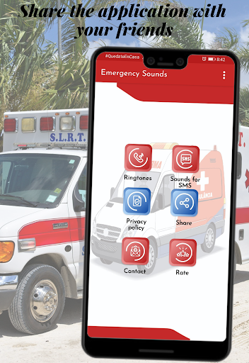 Emergency sounds Screen 2