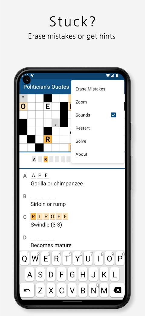 Acrostic Crossword Puzzlesのおすすめ画像5