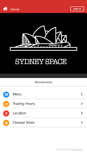 Android application Sydney Space screenshort