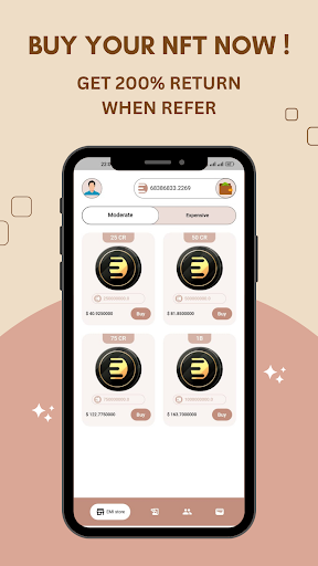 Android application EMI NETWORK screenshort