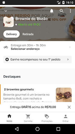 Android application Brownie do Bbzão screenshort