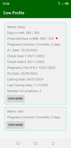 Emazao Dairy App Screen 2