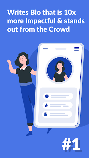 Android application AI Bio Generator - Write a Bio screenshort