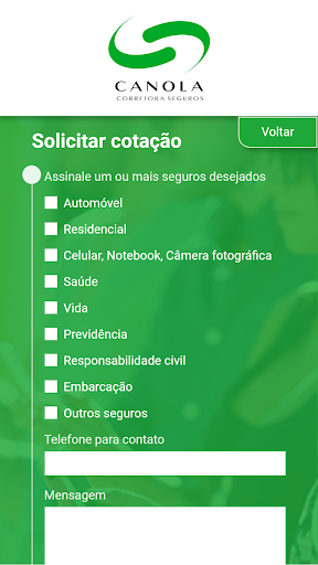 Canola Seguros Screen 2