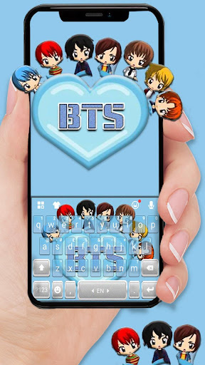 Android application Bangtan Boys Keyboard Theme screenshort