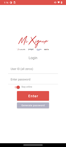 Android application Mi Xignux Móvil screenshort