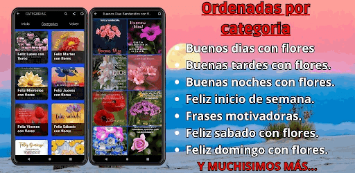 Buenos dias con flores Screen 2