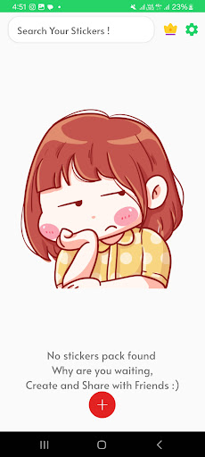Android application Create Sticker for WhatsApp screenshort