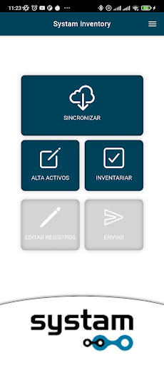 Android application Systam Inventory screenshort