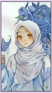 Hijab Wallpaper : Foto Anime
