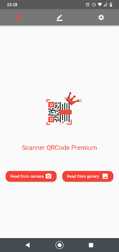 Scanner QRCode Premium Screen 2