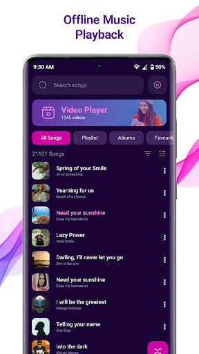 Video Player HD & Music Player Screen 3