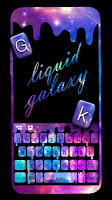 screenshot of Liquid Galaxy Droplets Keyboar