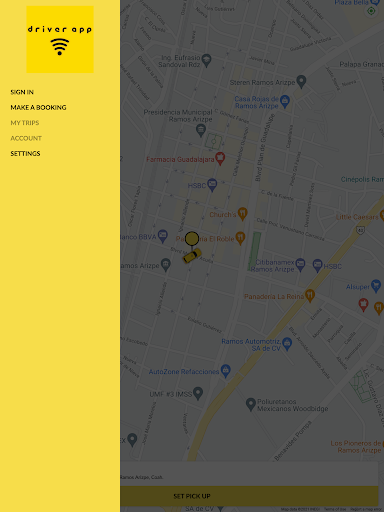 Driver App Screen 3