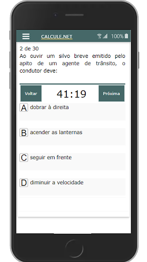 Simulado Detran AL Screen 3