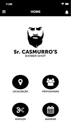 Android application Barbearia Sr. Casmurro's screenshort