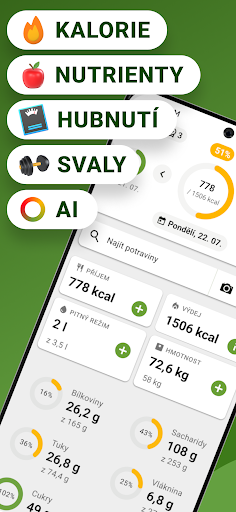 Kalorické Tabulky Screenshot 1 - AppWisp.com