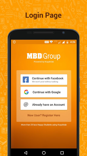 Android application MBD Publishers eReader & Store screenshort
