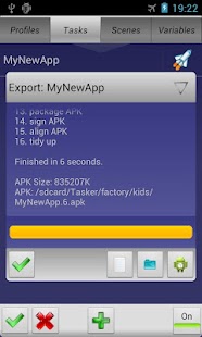 Tasker App Factory Screenshot