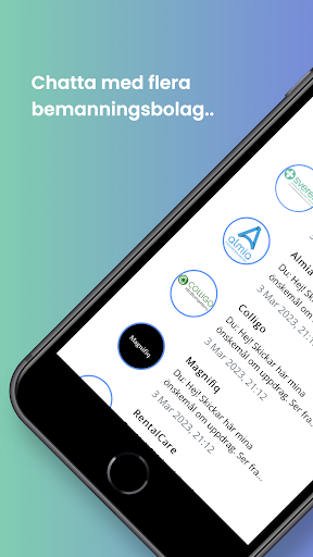 Android application Vårdföretag screenshort