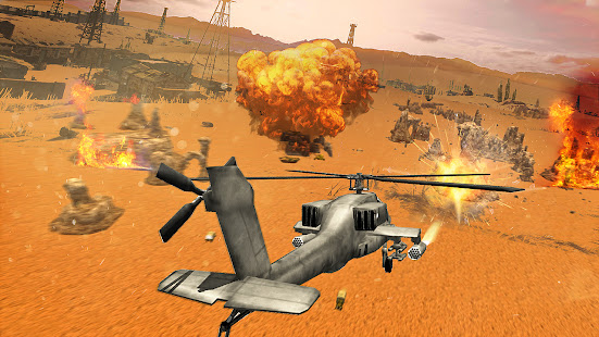 Helicopter Gunship 3D Warfare Varies with device screenshots 4
