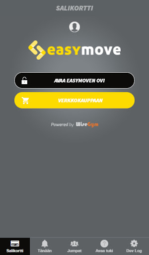 Android application Easymove Hyvinvointimaailma screenshort