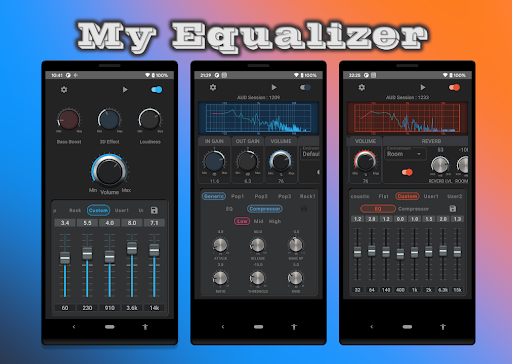 Android application My Equalizer - Bass Boost & 3D screenshort