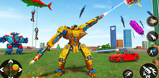 Monster Truck Robot Shark Game cover