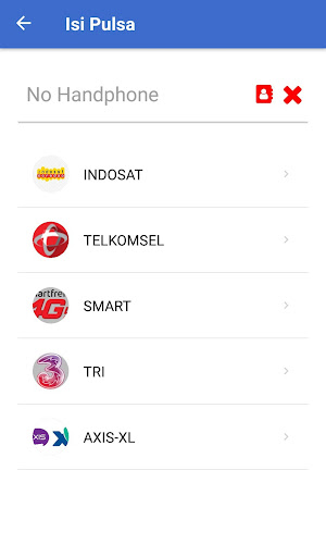 Android application JYMPulsa : Agen pulsa paket da screenshort