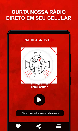 Android application Radio Agnus Dei screenshort