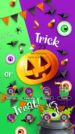 Android application Half Halloween - Wallpaper screenshort