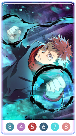 Game screenshot Jujutsu Kaisen Coloring Game mod apk