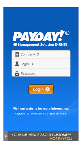 Android application PayDay! HRMS screenshort