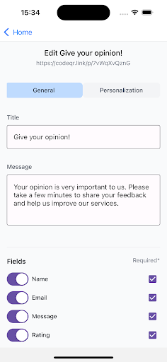 App screenshot
