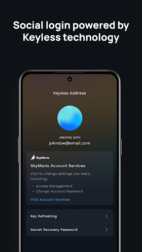 Screenshot of Ronin Wallet