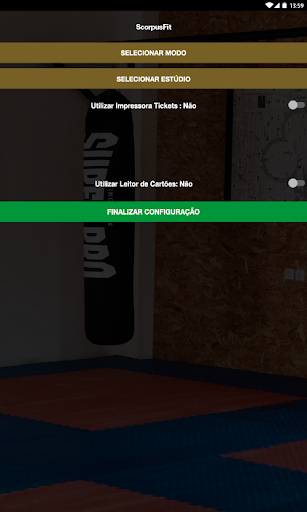 Android application Quiosque ScorpusFit screenshort