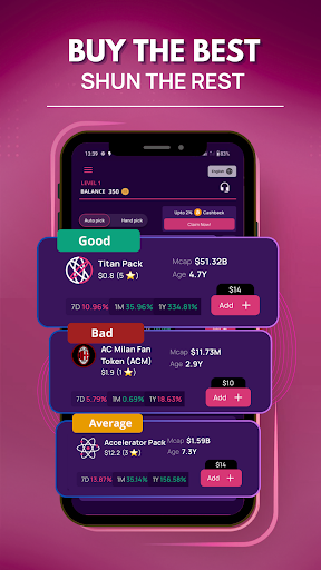 KoinBasket: ProMax Crypto App Screen 2