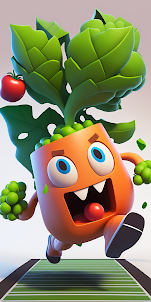 Vegetable Run 3D: Runner Game