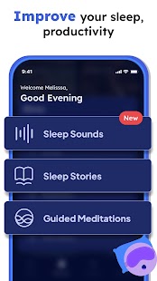 Calm Sleep Sounds & Tracker Captura de pantalla