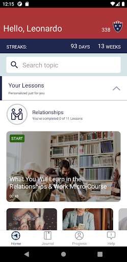 Android application Responder Health screenshort