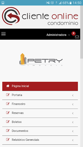 Android application Petry Fácil screenshort
