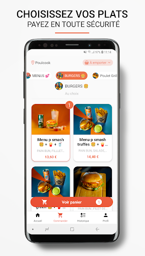 Android application Poulcook screenshort
