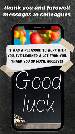 farewell messages colleagues Screen 2