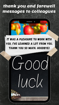 goodbye colleague message