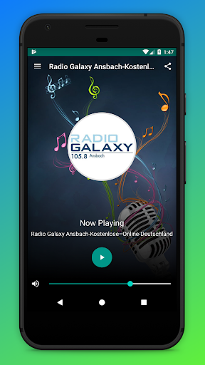 Android application Radio Galaxy Ansbach App DE screenshort