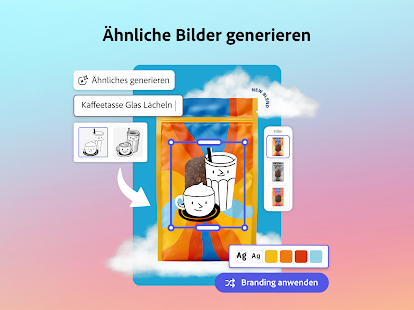 Adobe Express: KI Foto, Video Screenshot