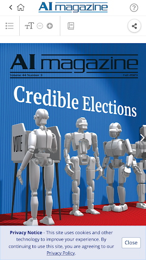 Android application AI Magazine screenshort