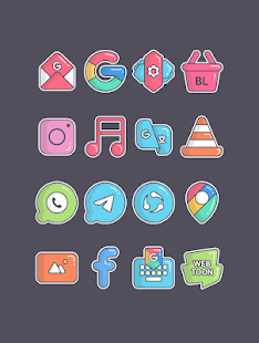Sticker Pack - Screenshot ng Icon Pack