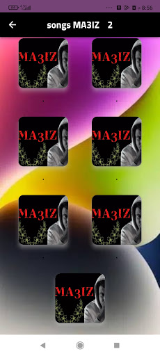 Android application جميع اغاني MA3IZ screenshort